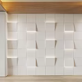 Modern background wall 3d model