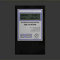 Chemical Analyzer Device Equipped With Digital Screen Display Buttons And Speaker