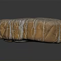 Natural Brown Stone with Unique White Veins and Smooth Surface in Natural Shape 3d model