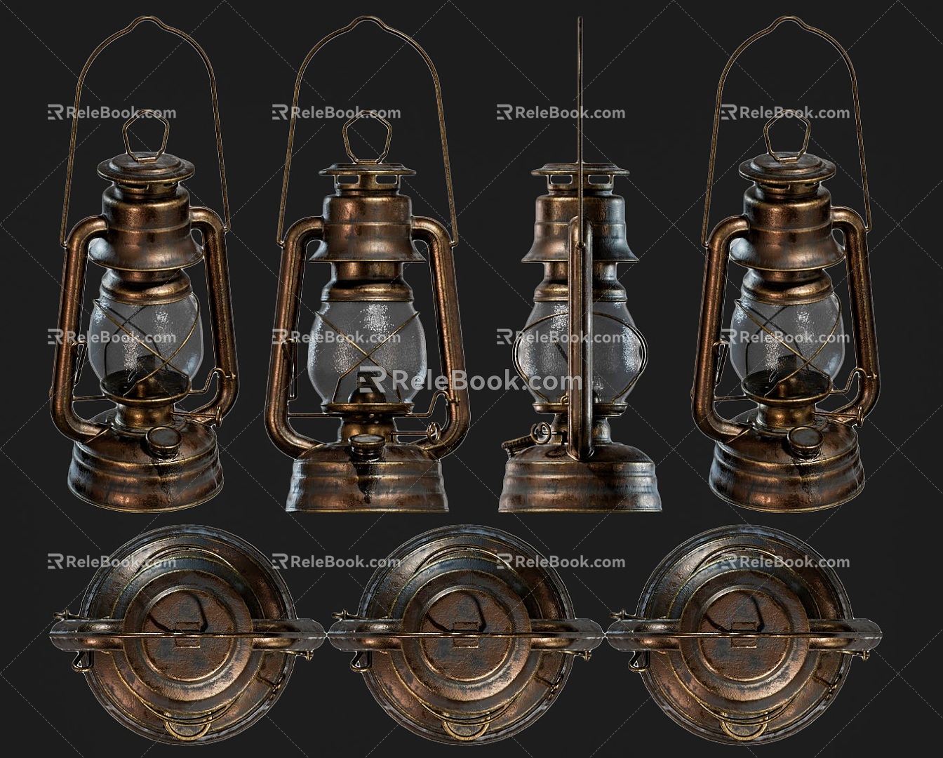 Vintage Iron Kerosene Lamp Kerosene Lamp Vintage Kerosene Lamp Ornaments Vintage Horse Lamp Kerosene Lamp Horse Lamp 3d model