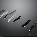 Assorted Kitchen And Utility Knives With Stainless Steel Blades And Ergonomic Handles