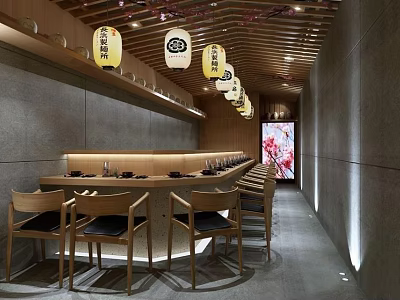 Sushi Restaurant 3d model