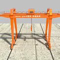 Industrial Gantry Crane LHM420 Orange Made in China Heavy Duty Lifting Equipment
