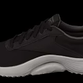 Reebok Black And White Mesh Sneakers With White Sole And Brand Logo