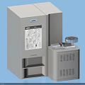 Industrial Equipment Grey Cabinet With Control Panel Parameters Display And Accessories