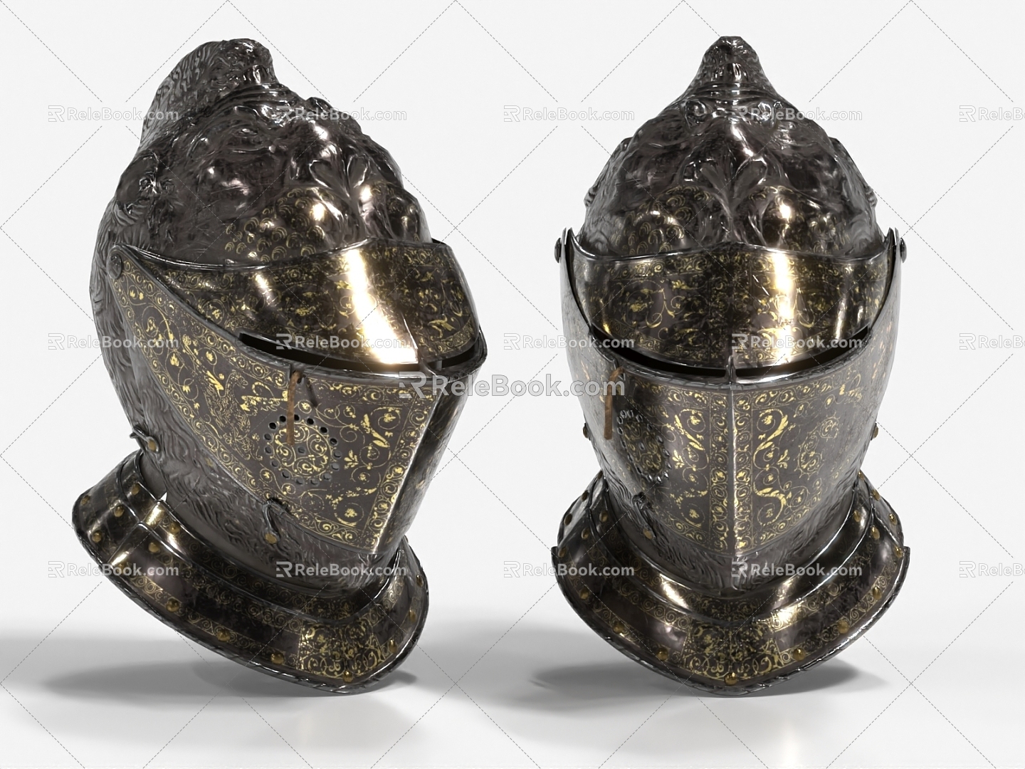 Knight Helmet Iron Helmet Cavalry Helmet Steel Helmet Armor 3d model