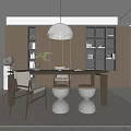 Modern study 3d model