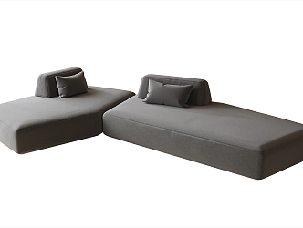 Multi-person sofa corner sofa 3d model