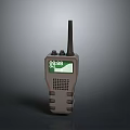 Portable Handheld Walkie Talkie Electronic Device With Digital Display And Antenna