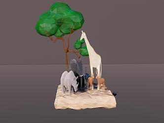 fauna 3d model