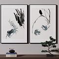 New Chinese Decorative Painting 3d model