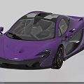 Purple McLaren Sports Car With Sleek Exterior And Stylish Design