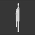 Modern wrench hex wrench hex tool board 3d model
