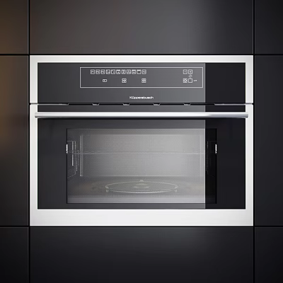 Toshiba Built in Oven With Digital Display In Modern Kitchen Cabinet 3d model