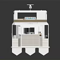 Luxury Solar Powered Houseboat With Multiple Decks Modern Design And Leisure Areas