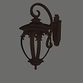 Vintage Metal Wall Sconce With Glass Shade For Indoor Decorative Lighting Fixture