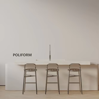 Modern table combination 3d model