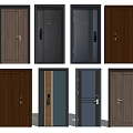 Various Styles Of Modern Security Doors With Different Color Options For Home Safety