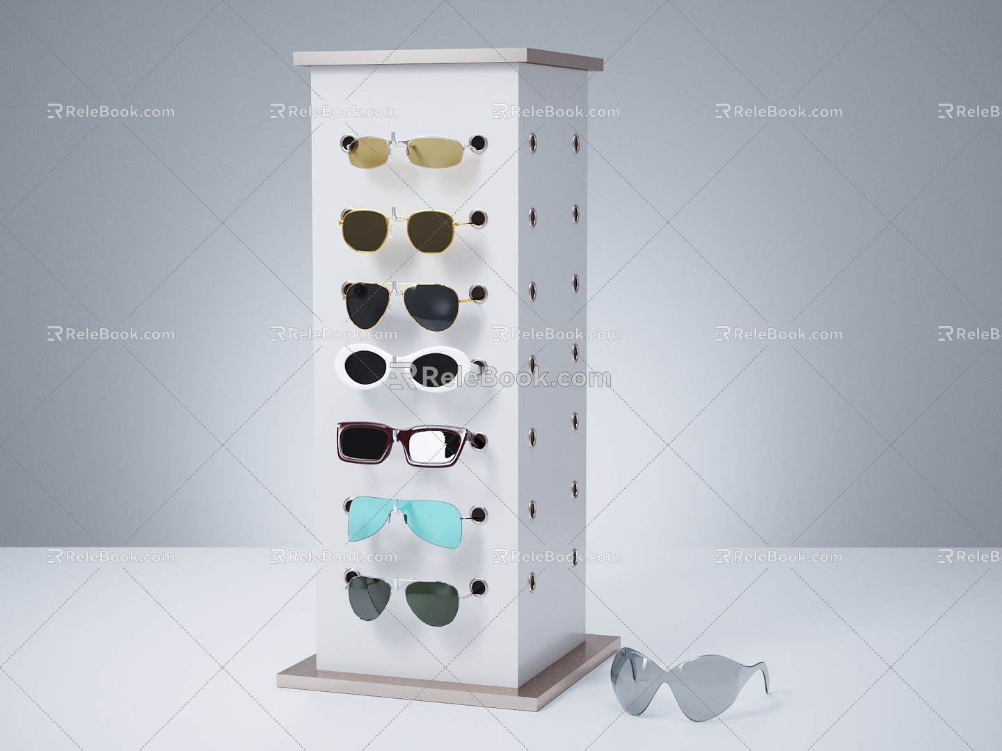 Glasses Sunglasses Myopia Glasses Glasses Aviator Glasses Glasses Frame Glasses Display Stand Display Stand 3d model