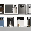 Various Modern Coffee Maker Designs For Daily Household Use With Digital Displays And Controls