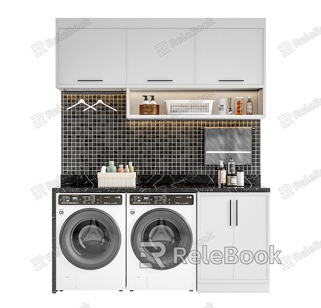 modern washing machine cabinet laundry cabinet model