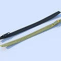 Button zipper hardware 3d model