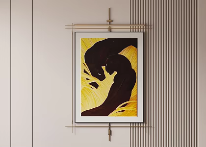 Simple Hanging Painting 3d model