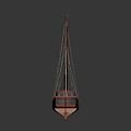 Modern Ancient Ship Ancient Warship Large Ancient Ship Ancient Warship 3d model