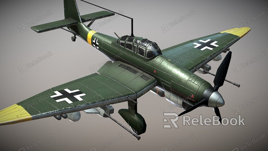 German dive bomber model