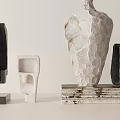 Modern ornaments combination 3d model