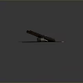 Two Vintage Cannons Placed On Green And Beige Textured Paper With Dark Background