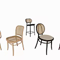 Stylish Accent Chairs with Rattan Weave Various Styles and Modern Designs