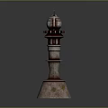 Vintage Decorative Teapot with Multi Layered Tower Base for Home Living Decoration