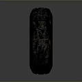 Isolated Automotive Tire with Deep Tread Pattern on Gray Background