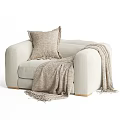 Modern Flexform Single Sofa 3d model