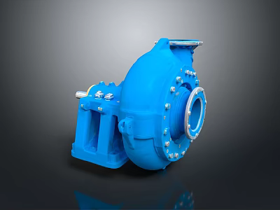 Blue Household Water Pump With Efficient Design For Domestic Water Supply 3d model