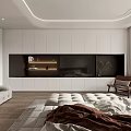 Modern Bedroom Interior Design With King Size Bed And Soft Area Rug