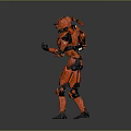Modern Robot Super Can Check and Send Mecha Warrior Machine Armor Mechanical Armor 3d model