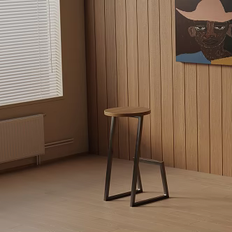 Modern Bar Chair 3d model