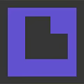 Purple 3D Abstract Geometric Structure With Interlocking Cube Forms And Shiny Surface