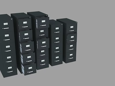 PBR Next Generation Filing Cabinet Filing Cabinet Filing Cabinet Cabinet Locker Office Office Furniture Iron Cabinet 3d model
