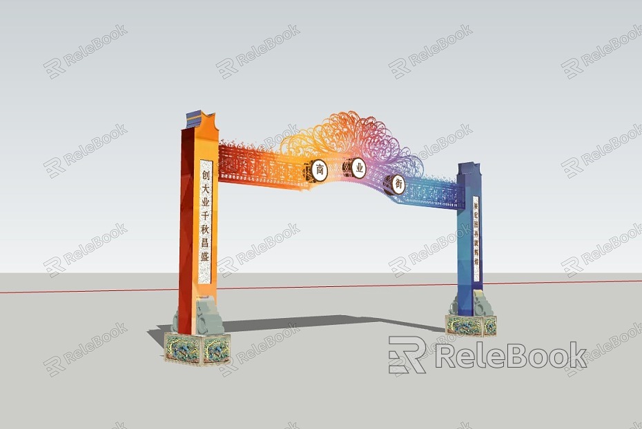 Brand imitation identification plate model