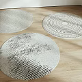 Modern Round Carpet 3d model