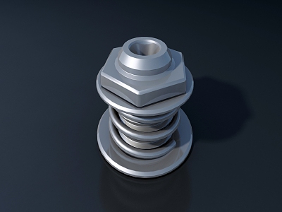 modern screw 3d model