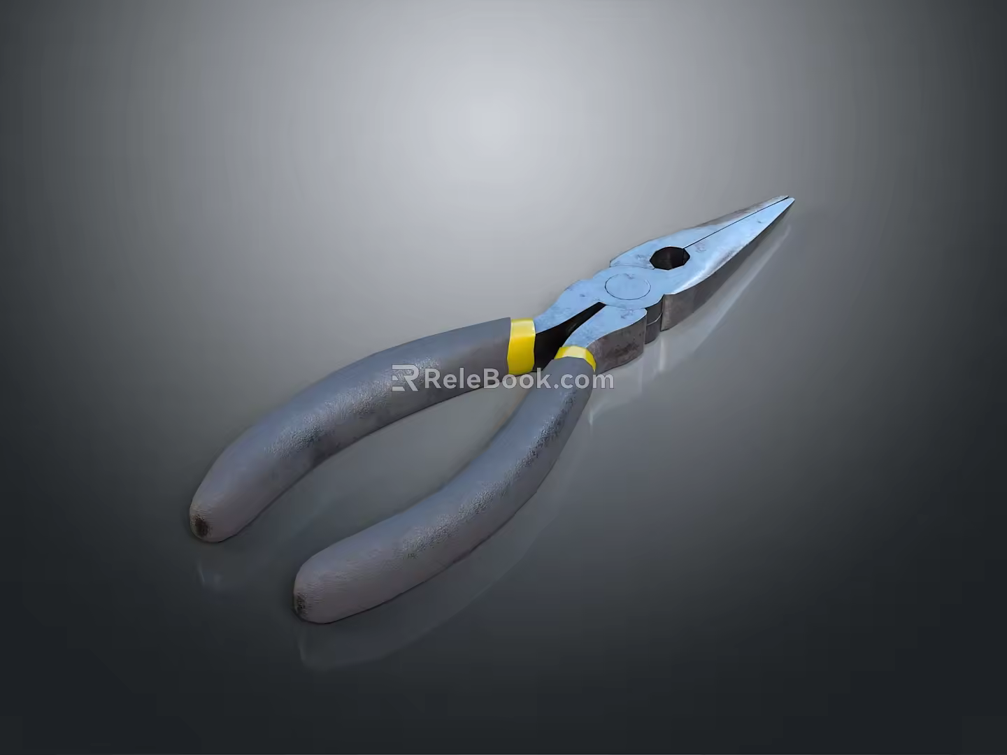 Pipe pliers vise bench vise wrench tool hardware tool processing tool furniture 3d model