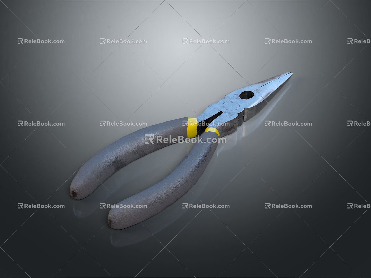 Pipe pliers vise vise bench vise wrench wrench tool hardware tool processing tool furniture 3d model