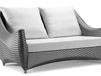 Coffee Table Outdoor Coffee Table Courtyard Coffee Table Rattan Coffee Table 3d model