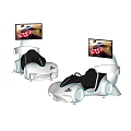 Technology Exhibition Hall Racing Equipment Game Machine 3d model