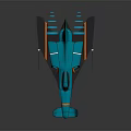 Modern fighter sci-fighter sci-fighter space fighter 3d model