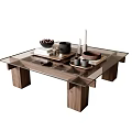 Middle Ancient Style Coffee Table 3d model